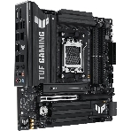 Материнская плата ASUS TUF GAMING B850M-PLUS WIFI, AM5, AMD B850, 4xDDR5, 4xSATA, 3xM.2, 1xPCIe 4.0 x16, 1xHDMI, 1xDP, 1x 2.5Gb LAN, 1xUSB-C 20Gbps, 3xUSB-A 10Gbps, 4xUSB-A 5Gbps, 4xUSB-A 2.0, 7.1, micro-ATX