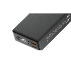 Портативный аккумулятор OLMIO QX-20, 20000mAh, 22.5W, QuickCharge3.0/PowerDelivery, LCD, графитовый