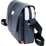Сумка-мессенджер Piquadro Urban CA6802UB00/GRN с отделением для ноутбука 14" серая/черная натур.кожа