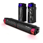 Саундбар мини SVEN SB-G1450, черный (10 Вт, питание USB, Bluetooth, подсветка)