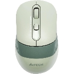 Мышь беспроводная A4Tech Fstyler FB10C зеленый, 2000 dpi, радиоканал, Bluetooth, USB, кнопки - 4