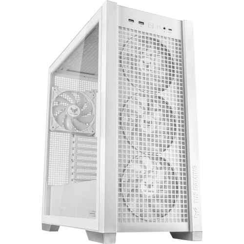 Компьютерный корпус ASUS TUF GAMING GT302 TG ARGb белый/GT302/ARGb FANS/WHT (90DC00I3-B19000)