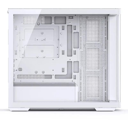 Корпус без блока питания JONSBO D300, Mini-Tower, TG, no fan, 2xUSB-A 3.2 + 1xUSB-C 3.2, mATX, mITX White