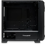 Компьютерный корпус без блока питания HSPD M340, Mesh Mid Tower, черный, TG, 0.5 SPCC, no fans, mATX, mITX, 165/350/200мм, 2x2.5