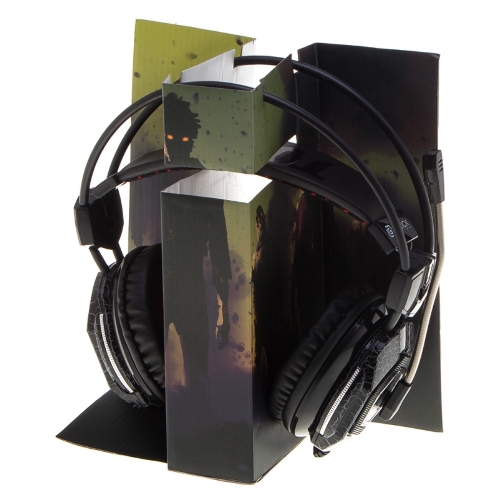 Гарнитура Oklick HS-L500G зелёный/чёрный, проводная, USB/3.5 мм