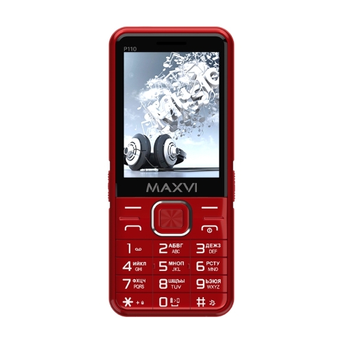 Мобильный телефон Maxvi P110 красный