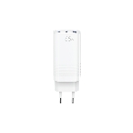 Сетевое зарядное устройство OLMIO 2Type-C/USB, 65W, 6A, QuickCharge3.0, PowerDelivery3.0, GAN