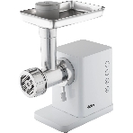 Мясорубка электрическая Haier HG-700 белый, 1900 Вт, 3.0 кг/мин, реверс, защита от перегрузки, металлический лоток, насадки - 5