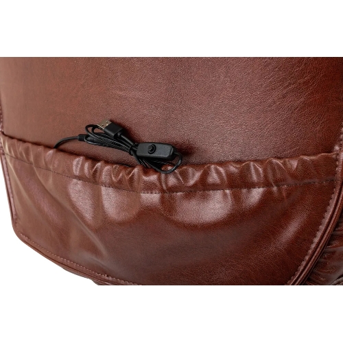 Кресло Бюрократ T-9950MSG-F/BROWN-PU коричневый, экокожа