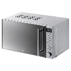 Микроволновая печь BBK 20MWG-733T/BS-M серебристый, 20 л, 700 Вт, переключатели - тактовый механизм, кнопки