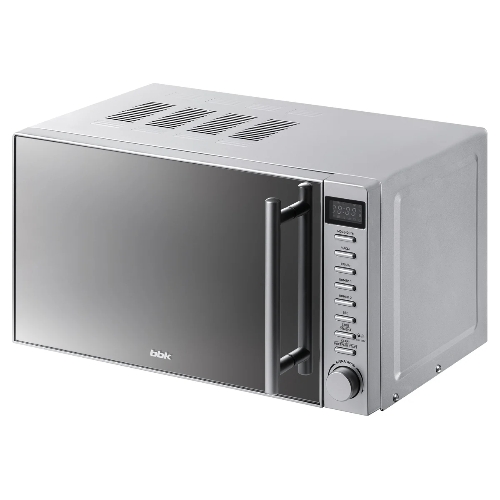 Микроволновая печь BBK 20MWG-733T/BS-M серебристый, 20 л, 700 Вт, переключатели - тактовый механизм, кнопки