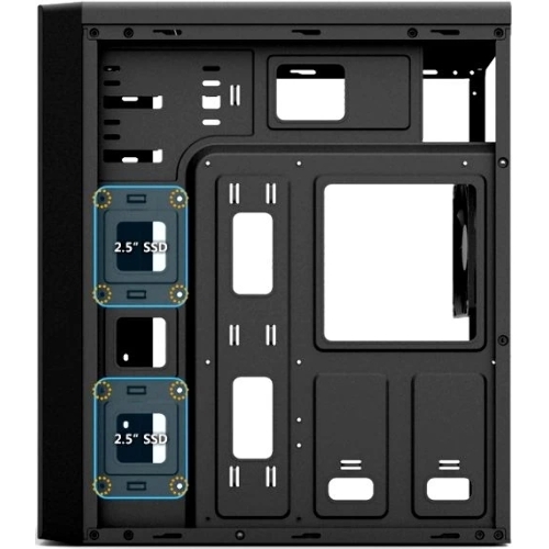Компьютерный корпус Zalman ZM-T6 черный без БП ATX 1xUSB 2.0 1xUSB 3.0 audio bott PSU