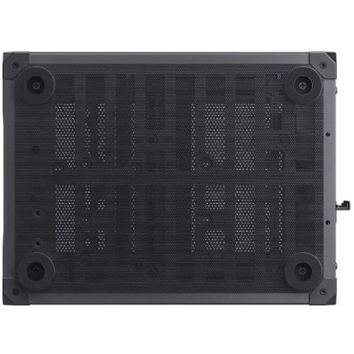 Компьютерный корпус JONSBO C6-ITX Black ITX без БП, боковая панель из закаленного стекла, mini-ITX, черный