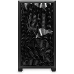 Компьютерный корпус без блока питания HSPD M340, Mesh Mid Tower, черный, TG, 0.5 SPCC, no fans, mATX, mITX, 165/350/200мм, 2x2.5