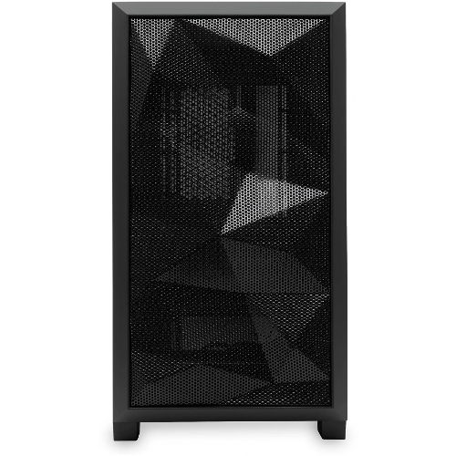 Компьютерный корпус без блока питания HSPD M340, Mesh Mid Tower, черный, TG, 0.5 SPCC, no fans, mATX, mITX, 165/350/200мм, 2x2.5