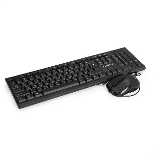 Комплект клавиатура+мышь ExeGate Professional Standard Combo MK170 проводной, USB, 1200 DPI, чёрный