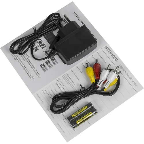 Приставка для цифрового ТВ Hyundai H-DVB440 черный, DVB-T2, DVB-T, DVB-C, HDMI, USB 2.0 x2