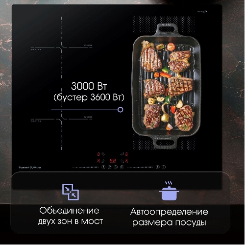 Индукционная варочная панель Zigmund & Shtain CI 61.6 B черный