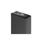 Портативный аккумулятор OLMIO QX-20, 20000mAh, 22.5W, QuickCharge3.0/PowerDelivery, LCD, графитовый