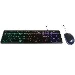 Комплект клавиатура+мышь Dialog Gan-Kata KMGK-1707U проводной, USB, 1600 DPI, чёрный