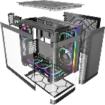 Компьютерный корпус Montech King 95 PRO черный без БП ATX 4x120мм 2x140мм 2xUSB3.0 1xUSB3.1 audio bott PSU