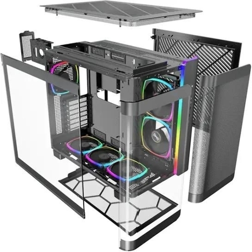 Компьютерный корпус Montech King 95 PRO черный без БП ATX 4x120мм 2x140мм 2xUSB3.0 1xUSB3.1 audio bott PSU