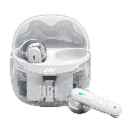 Наушники TWS JBL Tune Flex 2 призрачно-белый, вкладыши/внутриканальные (трансформер), Bluetooth, адаптивное шумоподавление