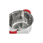 Кастрюля WEBBER BE-340/2 2,2 л, 16 см, нержавеющая сталь, индукция, со стеклянной крышкой