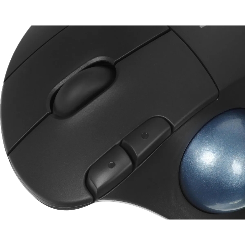 Трекбол Logitech M575S черный оптическая 2000dpi беспров. BT/Radio USB2.0 (910-007035)