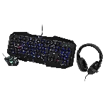 Комплект клавиатура+мышь Oklick HS-HKM100G проводной, USB, 2400 DPI, чёрный
