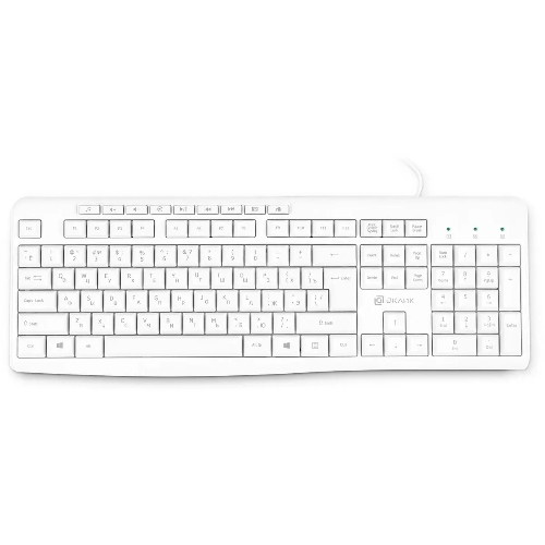Клавиатура Oklick 305M проводная, USB Type-A, белый