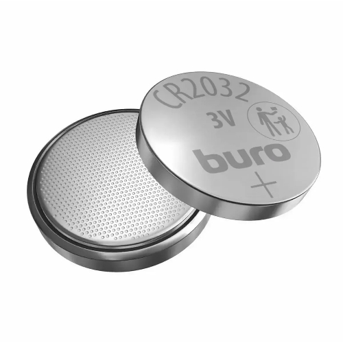 Батарея Buro Lithium CR2032 (1шт) блистер, 3 В