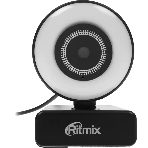 Веб-камера Ritmix RVC-250 2592x1944, 30 кадр/с, USB Type-A, микрофон, автоматическая фокусировка, универсальное крепление