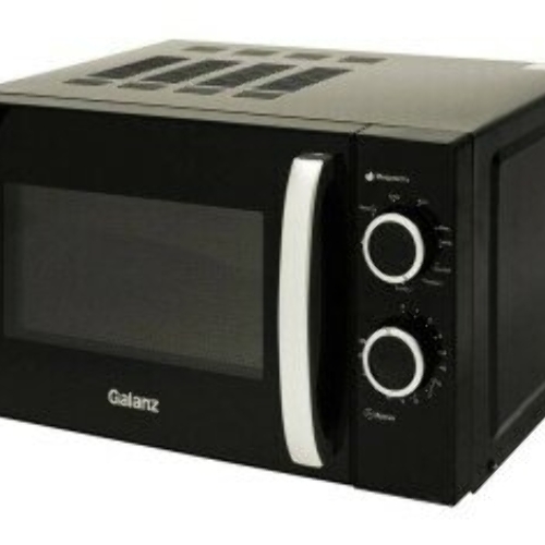 Микроволновая печь Galanz MOG-2009MB черный, 20 л, 700 Вт, переключатели - поворотный механизм