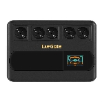 Источник бесперебойного питания ExeGate NEO Smart BU-800.LCD.AVR.5SH 800VA/480W, цветной LCD-дисплей, AVR, 5*Schuko, черный