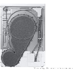 Сушильная машина Samsung DV90T5240AT/LP белый, 9 кг, сушка - тепловой насос, программ - 14, 60 x 85 x 65 см