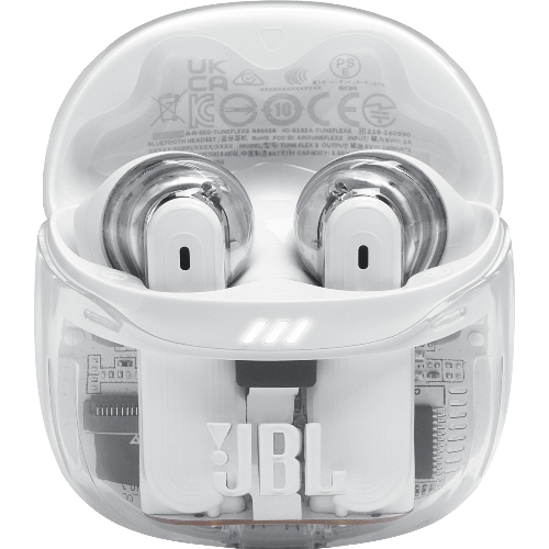 Наушники TWS JBL Tune Flex 2 призрачно-белый, вкладыши/внутриканальные (трансформер), Bluetooth, адаптивное шумоподавление
