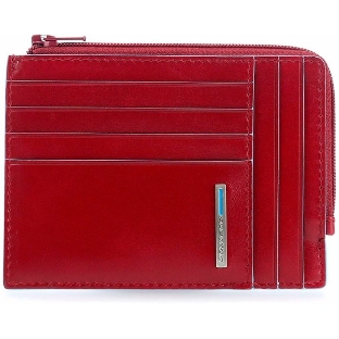 Чехол для кредитных карт Piquadro Blue Square PU1243B2R/R красный натур.кожа