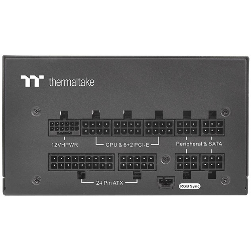 Блок питания Thermaltake Toughpower GF3 ARGb (PS-TPD-0750F4FAGE-1), 750Вт, 80 PLUS Gold, 140мм, модульный, черный