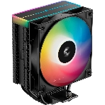Кулер для процессора DEEPCOOL AG400 BK ARGb V2 черный 120мм алюминий+медь 2100rpm 31.6db 4-pin 220W 154мм