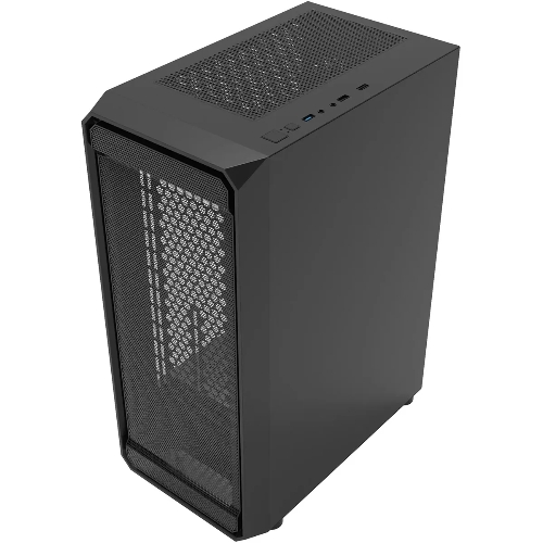 Компьютерный корпус Bloody BD-CC114 черный без БП ATX 8x120мм 1xUSB 2.0 1xUSB 3.0 audio bott PSU