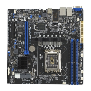 Материнская плата серверная ASUS P13R-M, LGA1700, Intel C262, 4xDDR5 (ECC), 8xSATA, 1xM.2, 1xPCIe 5.0 x16, 1xPCIe 3.0 x8, 1xVGA, 3x1Gb LAN, 3xUSB-A 10Gbps, mATX