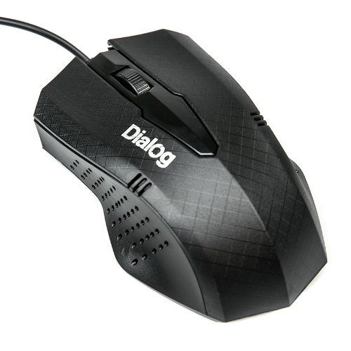 Мышь проводная Dialog Pointer MOP-09U черный, 800 dpi, USB, кнопки - 3