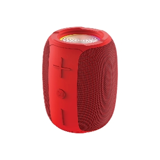 Колонка беспроводная QUMO BatteryBeats BT5.0 5Вт IP64 FM SD USB AUX подсветка 1500мАч красный