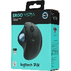 Трекбол Logitech M575S черный оптическая 2000dpi беспров. BT/Radio USB2.0 (910-007035)