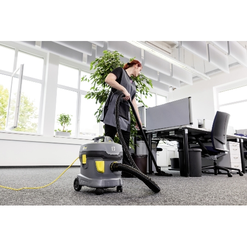 Пылесос Karcher T 11/1 Classic *EU желтый/серый, 850 Вт, уборка сухая, пылесборник контейнер/мешок, 11 л