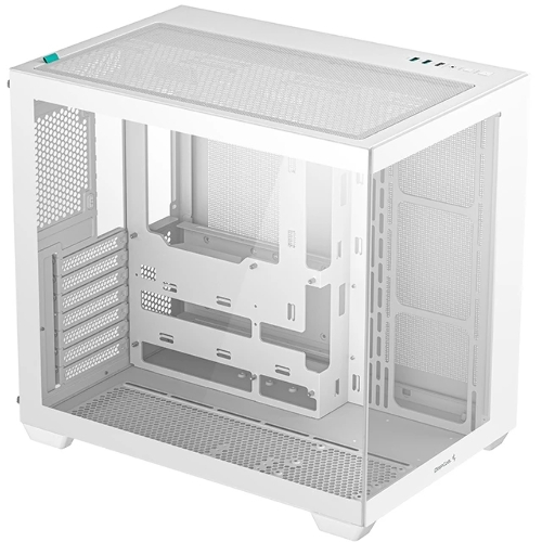 Компьютерный корпус Deepcool CG530 WH белый без БП ATX 2x120мм 2x140мм 2xUSB2.0 1xUSB3.0 audio bott PSU
