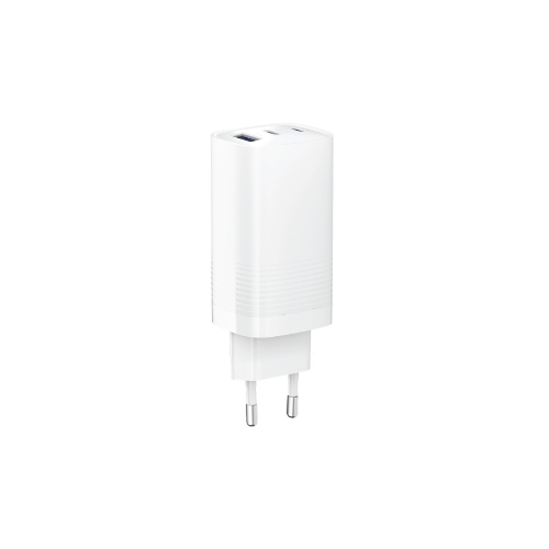 Сетевое зарядное устройство OLMIO 2Type-C/USB, 65W, 6A, QuickCharge3.0, PowerDelivery3.0, GAN