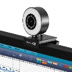 Веб-камера ExeGate eStudio EW-721 2560x1440, 30 кадр/с, USB Type-A, микрофон (2 шт, шумоподавление), автоматическая фокусировка, автоосвещение, универсальное крепление
