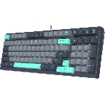 Клавиатура проводная A4Tech Fstyler FS300 механическая черный/серый USB for gamer LED (FS300 PANDA ROCK)